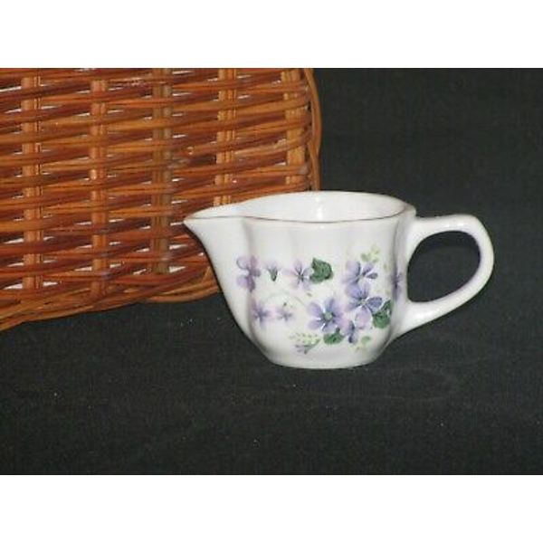 Delton REPLACEMENT CREAMER for Children's Porcelain Tea Set VIOLETS