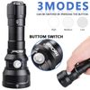 Scuba Diving Flashlight 150Meter Underwater LED Torch with Rechargeable Battery