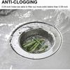 2Pack 4.5" Kitchen Sink Strainer Stopper Stainless Steel Drain Basket Waste Plug