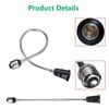 E26/E27 50CM/20 inch Extension Socket Extender Adapter, E26 to E26 Flexible Extension, All-Directional Adjustable Standard Medium Light Bulb Socket Converter,Black (2 Pack)