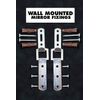 Heavy Duty Mirror Fixings + Hooks + Straps + Fittings for a Solid Wall
