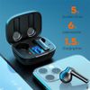 Bluetooth Stereo Headset Wireless Twins Earphone Noise Cancelling Earpiece Mic