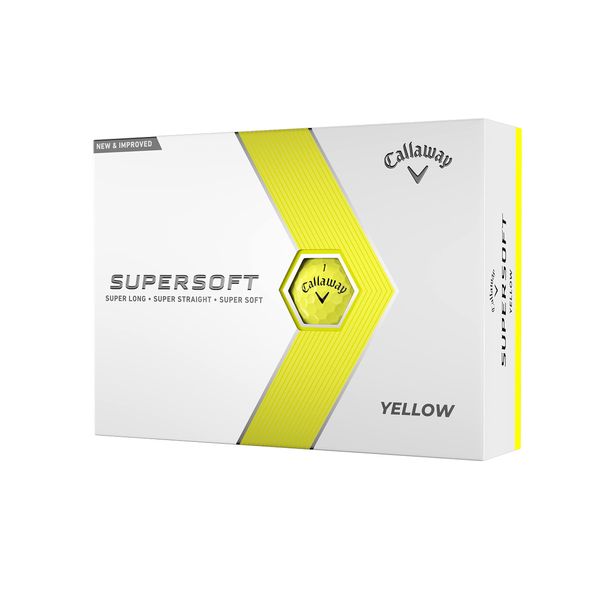 Callaway Supersoft 12B Yellow Golf Balls