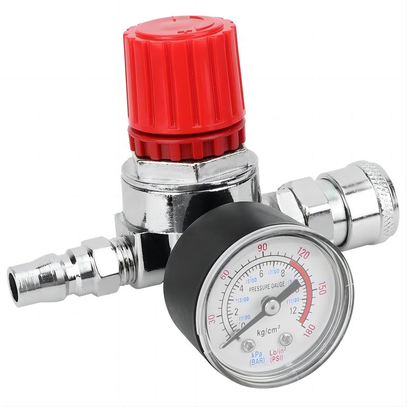 VIFER 1/4 inch Pressure Regulator Valve, Air Compressor Regulator ...