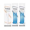 Schick Full Body Ski Razor (1 piece) x 1, Face and Eyebrow Razor (3 pieces) x 2, Men's L Dispo