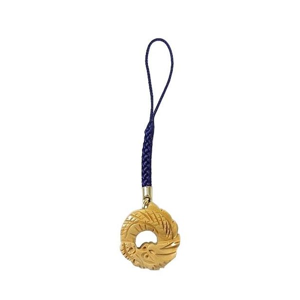 Beard Netsuke Dragon (String: Hardware Purple)