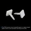 PATIKIL Adhesive Standoff, 30 Pcs Reverse Mount Insulation Bracket Isolation Column PCB Spacer 0.5" Supporting Height for PCB PC Board Support, White