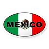 CafePress Mexico Oval Sticker Oval Car Bumper Sticker