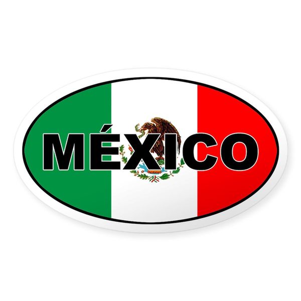 CafePress Mexico Oval Sticker Oval Car Bumper Sticker