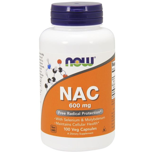 NOW FOODS NAC 600 mg - 100 Veg Capsules