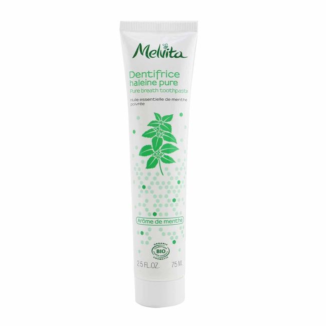 Melvita Essence Bio Fresh Breath Tooth Paste, 2.5 fl oz (75 ml), Toothpaste, Organic and Other Mint