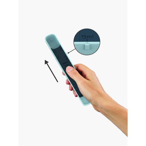 Joseph Joseph Measure-Up - Adjustable Wet & Dry Measuring Spoon-Blue, Plastic, 4