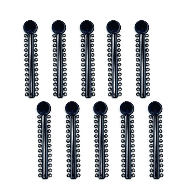 Pack of 1040 Orthodontic Ligature Bands Black Braces Rubber Bands O-Ring Black