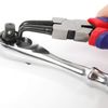 4PCS Heavy Duty 7" Circlip Plier Snap Ring Pliers External Internal Kit w/ Pouch
