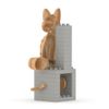 JEKCA Orange Tabby Cat - Automata | Plastic Building Blocks | Age 14+