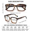 Fsread 3 Packs Oversized Reading Glasses For Women Blue Light Blocking Computer Readers Retro Spring Hinge +1.75