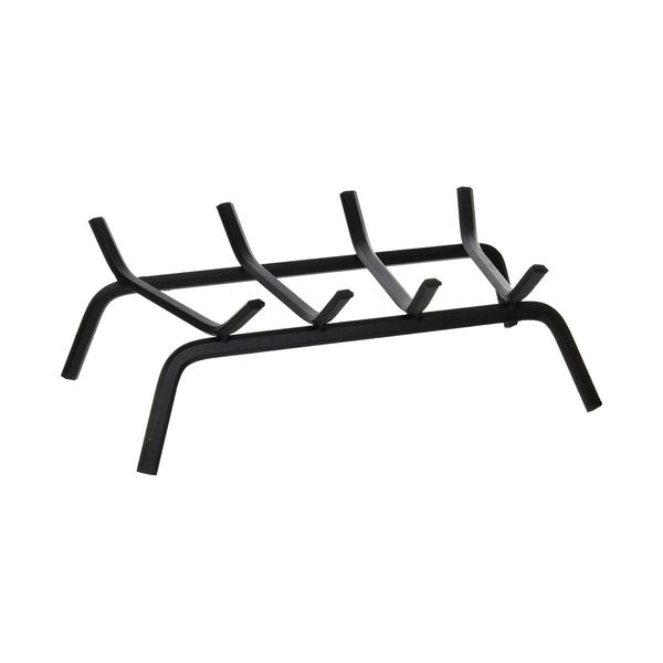 Panacea Products Corp 18" Black Wrought Iron Fireplace Grate 15450Tv