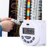 24V DC/AC Timer Switch Programmable Digital Heavy Duty Electrical Timer Switch LCD Display Electronic Timer Switch