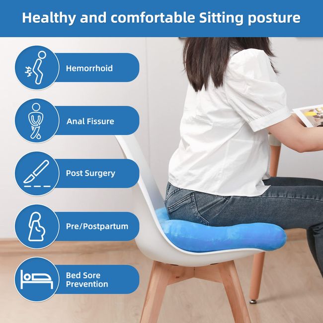 Donut Seat Cushion Hemorrhoids Pillow Bedsore Prevention With