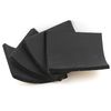 4pcs 12"x8.2" Black Self Adhesive Rubber Padding Neoprene Sponge Rubber Padding