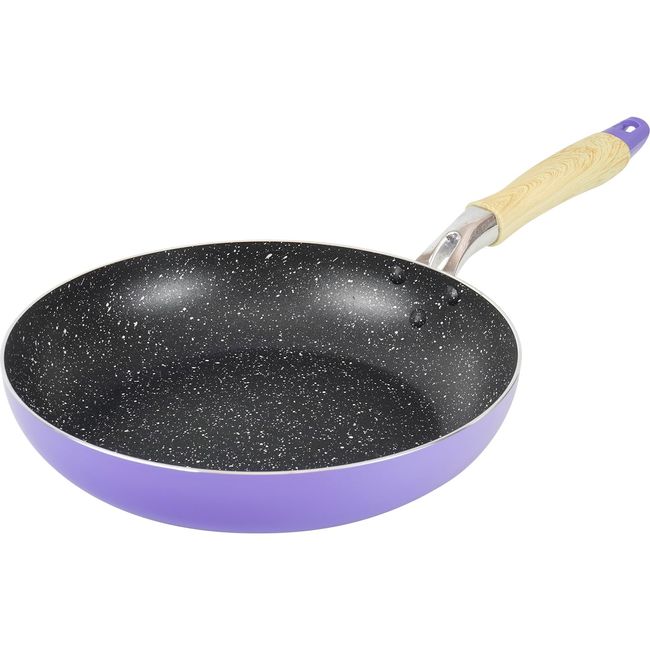 Wahei Freiz RB-3074 Lavender Frying Pan, 10.2 inches (26 cm), PFOA Free, Fluorine Resin Processing, IH Gas New Lifestyle