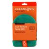 Clean Logic Dual-Texture Facial Mitt Sensitive Skin (Pack of 3)