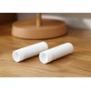 50PCS 5ML White Empty Lip Balm Tubes Containers by Upstore