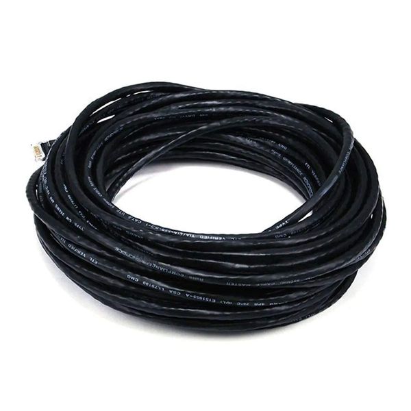 iMBAPrice Cat5e Molded Network Patch Cable (50 Feet, Black)
