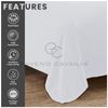 Gaveno Cavailia Super Soft Plain Dyed Diamond Flat Sheet [ King - White ]