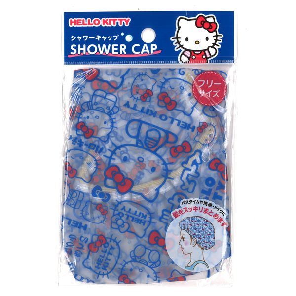 Friend サンリオ ハローキティ シャワーキャップ 伸縮性 再利用可能 EVAプラスチック 入浴ヘアキャップ