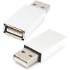 Audio Fan, USB Data Blocker, Data Passing Through Line, Data Line Cut, USB Security, Convert to Charging Cable, 5V 2A, Silver, 2-Piece Set