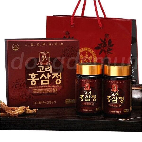 GORYEO RED GINSENG EXTRACT ROYAL KOREAN 6 Years Root Saponin 250ml 2EA