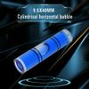 9.5x40mm picture frame level cylindrical level, horizontal immersion balanced 180 degrees, adjustable head, high precision (blue（6PCS))