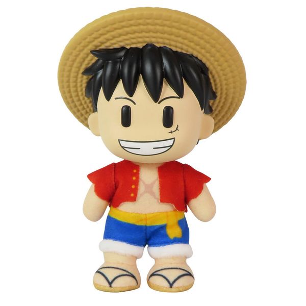 Great Eastern Entertainment One Piece - Monkey D. Luffy Timeskip PVC Head Movable Ver Plush 4.5" H