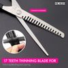 Hairdressing Scissors Set GENERISE Hair Cutting Kit for Professional & Home Use - Includes x2 Hair Scissor, Grooming Comb & x10 Disposable Hairdressing Gowns
