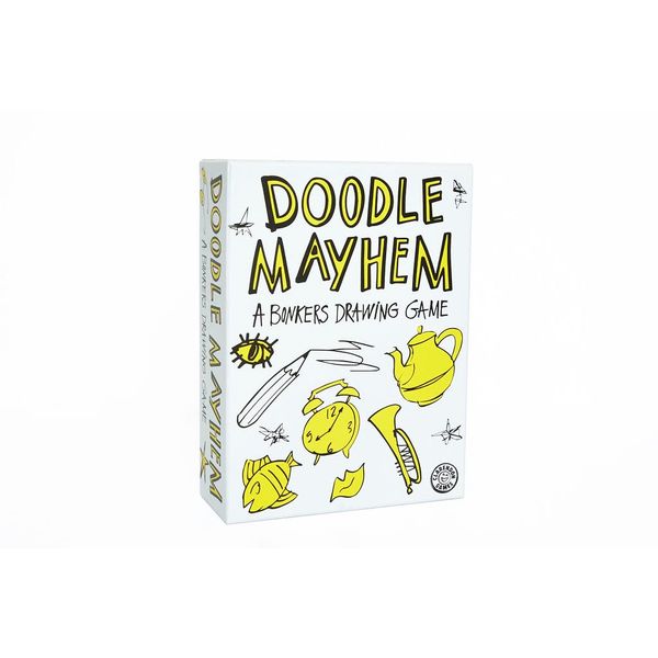 Doodle Mayhem: A Hilarous and Frantically Fast Drawing Game - Party Game - Family Games for Adults, Teens, Kids