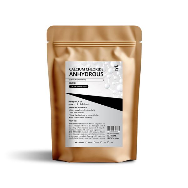 Yield RX Calcium Chloride Anhydrous (CaCl2) - Chemical (0.5lb)