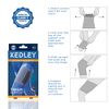 Thigh support sleeve by Kedley | Elastic compression band ideal for pulled hamstring, strained or bruised muscles, quad injuries Medium/Large