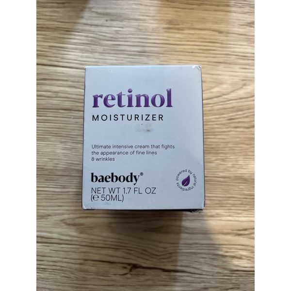 Baebody Retinol Face Moisturizer Unisex 1.7oz Best by Date 11/25 NEW