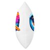 Retro Surfer Surfboard Surfing Surfboarding Throw Pillow