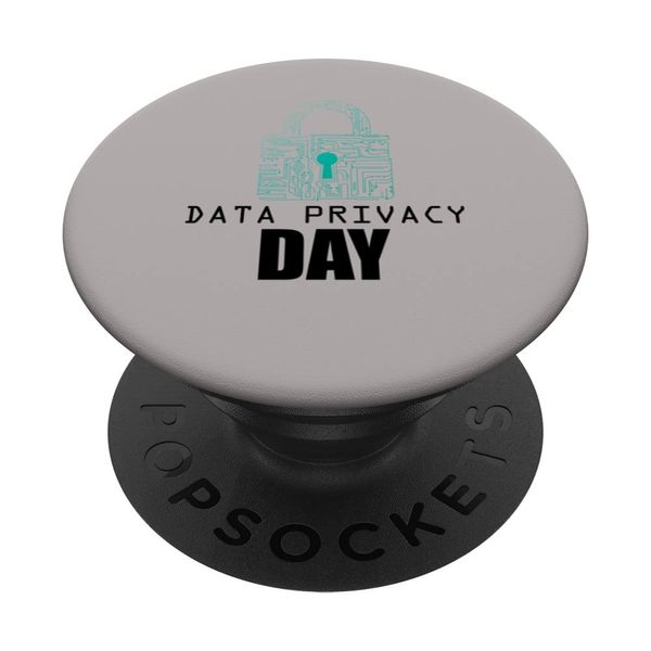 Data Security Encryption Hacker Padlock Data Privacy Day PopSockets Swappable PopGrip