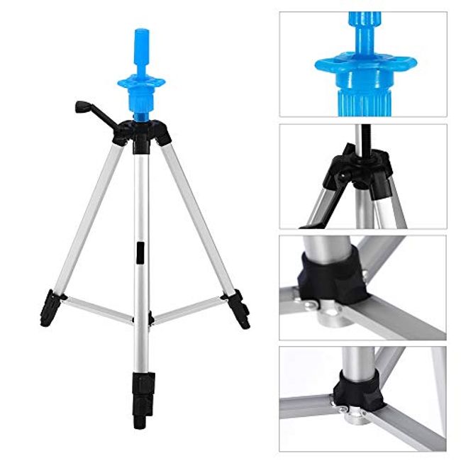 Wig Head Tripod Stand Mannequin Block Training Adjustable Height