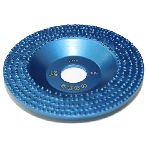 Spike 4.5" Diamond Cup Removing Disc Wheel for Paint, Epoxy, Glue, Mastic with RCD New Technology & Rubber Cushioned Body (Spike, 4.5", 5.4 oz Very Light)