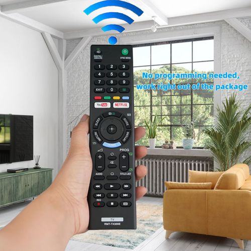 Universal Replacement Remote Control Compatible for Sony Bravia TV KD-55XE7002, KD55XE7003, KD-55XE7003, KD55XE7004, KD-55XE7004, KD55XE7005, KD-55XE7005, KD55XE7073