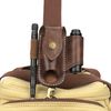 TOURBON Leather Knife Sheath Belt Holster Pouch Folding Multitools Pliers Case