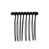 VOCOSTE Non Slip Hair Side Comb Accessories Metal Black Hair Side Comb Retaining Hair Clips 3.3cm 12pcs
