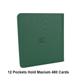  ENHANCE Trading Card Binder Album - 12 Pocket TCG Binder for  624 Cards - Side Loading Card Binder with Accessory Pocket, Premium  Protective Exterior, Compatible with Pokemon, MTG, YuGiOh, Sports Cards 