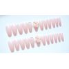 24pcs Beautiful Lace Nail Tips Pink Nail Tips for Wedding, Party, Holiday, Dating, Prom and Daily Life