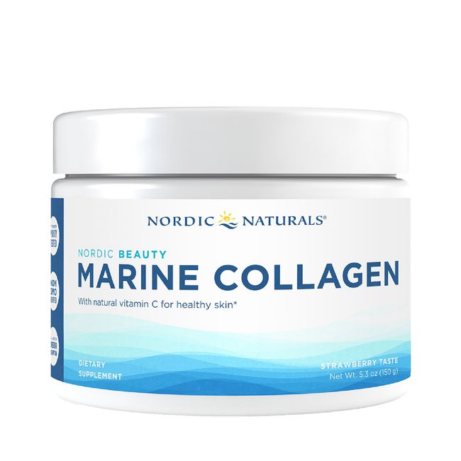 Nordic Naturals Marine Collagen - Collagen Powder + Vit C For Healthy Skin, 150g