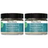 Viva Doria Remineralizing Toothpaste Peppermint | Natural Whitening Toothpaste | Fluoride Free Toothpaste, 3 Oz Glass Jar, 2 Pack